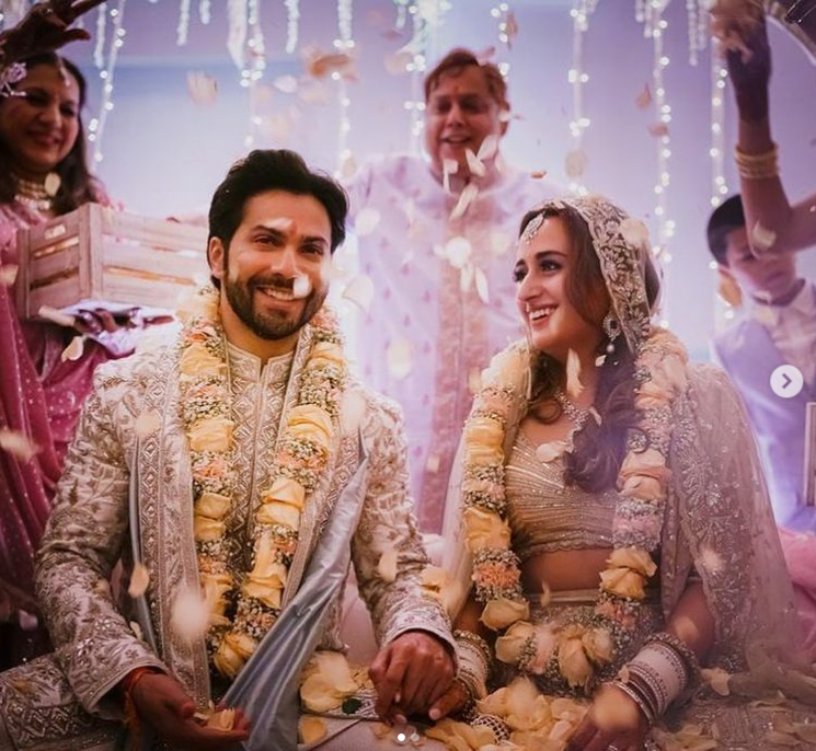 Varun Dhawn and Natasha Dalal wedding