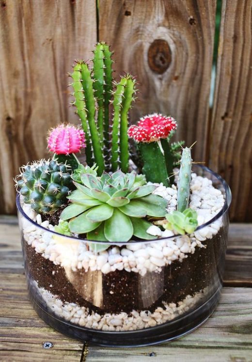 Pebble craft for garden