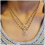 Delicate chain style mangalsutra designs