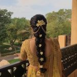 5 Ways To Ornate Your Bridal Braid Apart From Gajra Braided bridal hairstyle