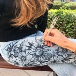 8 Ways To Revamp Your Denims With Handpaint Handpainted denim ideas