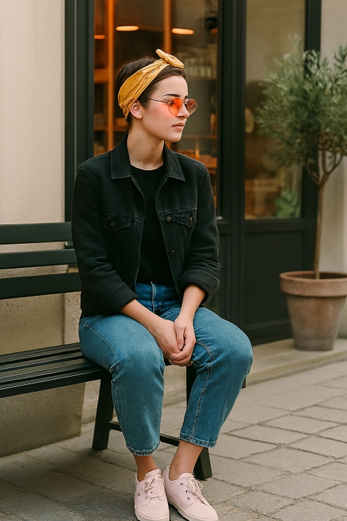 How to accessorize short hair