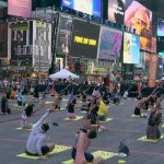 International Yoga Day at Times Square, New York