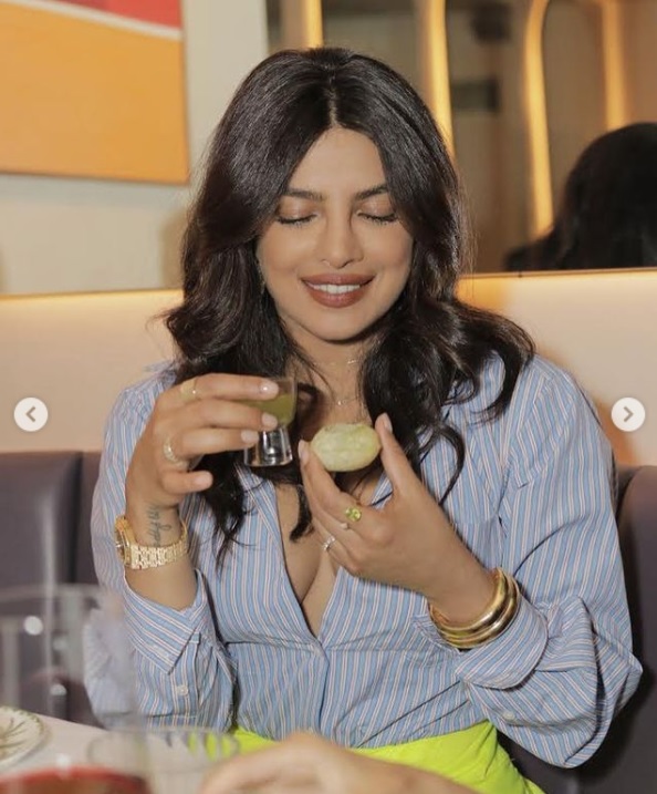 Priyanka Chopra visits her newly open restaurant in New York