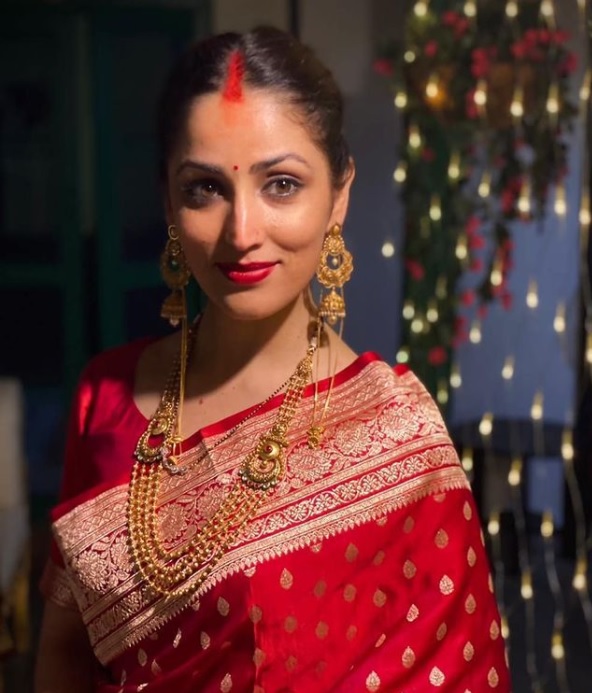 Yami Gautam as newly wed