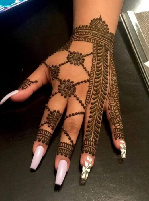 Heena mehndi designs to make yourself