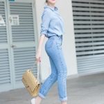How to look tall wearing denims
