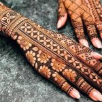5 Negative Space Bridal Heena Designs To Watch Out For Negetive space style bridal mehndi designs