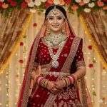 Ways to drape second bridal dupatta