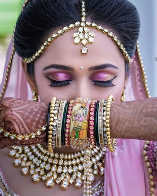 Bridal bindi designs