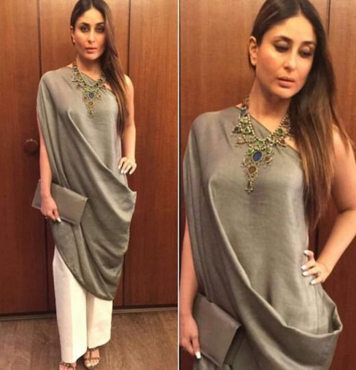 Draped kurta designs