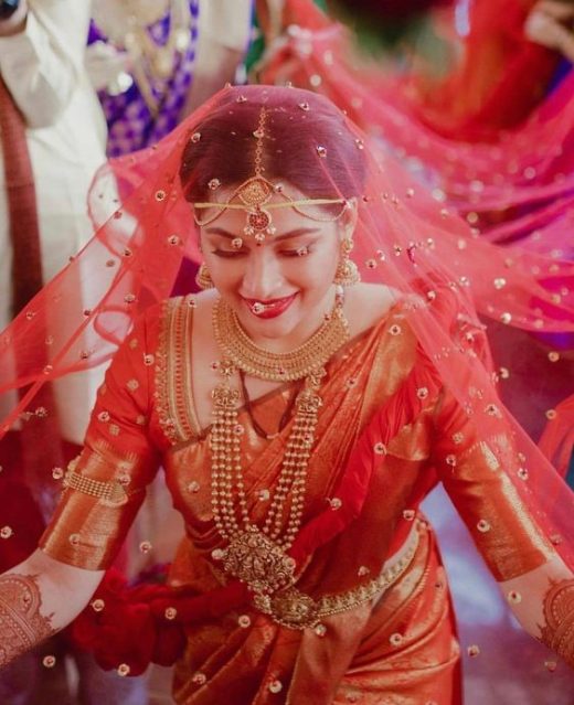 Dupatta for the bridal saree