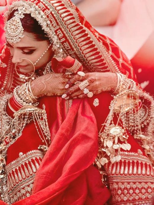 Customised bridal dupatta's