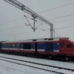 Ministry Of Railways Share Breathtaking View Of Train Crossing Snow Covered Station In Jammu And Kashmir Indian Rail crossing snow covered station in Jammu and Kashmir-Threads-WeRIndia