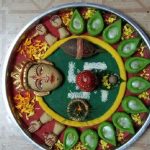 5 Navratri Pooja Thali Décor Ideas Which Will Make Your Aarti Time More Divine Pooja thali decor ideas for navratri-Threads-WeRIndia