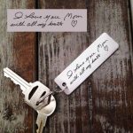 5 Ways To Save Handwritten Notes Of Your Kids For A Lifetime Handwritten key chain-Threads-WeRIndia