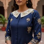 Simple And Compelling Embroidery Styles For Neckline Designs Embroidery ideas for necklines