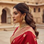 5 Hairstyle Ideas To Pair With A Red Saree Hairstyle ideas for red silk saree Threads WeRIndia
