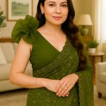 6 Ways To Style A Sheer Sleeve Saree Blouse Sheer sleeves saree blouse designs Threads WeRIndia