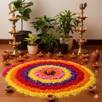 This Diwali Use Fresh Flowers Like This To Prepare Rangoli At Home Diwali-Rangoli