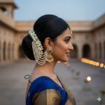 4 Ways To Match Bun Hairstyle With Chunky Earrings Bold earrings with bun hairstyle-Threads-WeRIndia