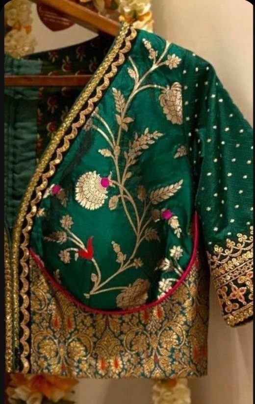 Brocade blouse trending classic designs-Threads-WeRIndia